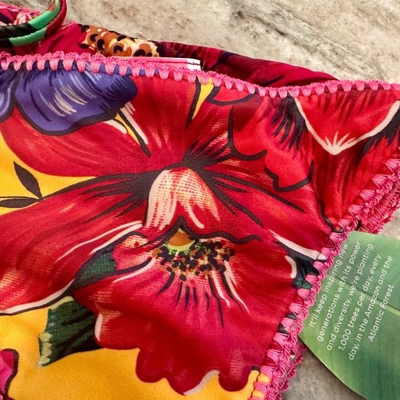 NWT! Farm Rio Winter Chita Reversible Bikini Set Size M (Rare find) - Picture 9 of 11